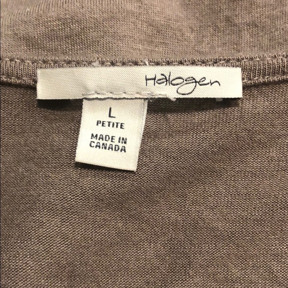 Petite Gunmetal Halogen Sequined Top - Picture 5 of 5